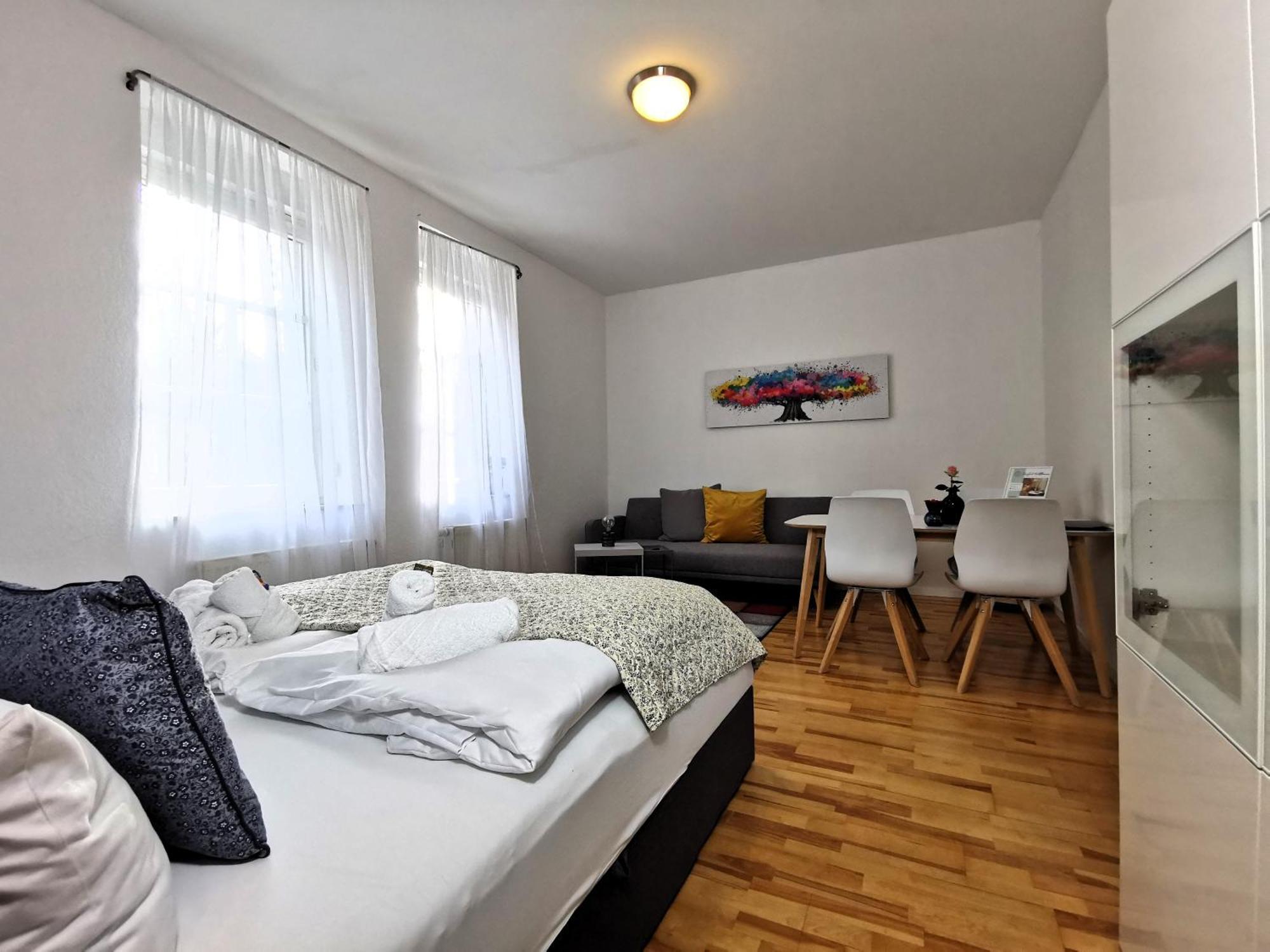 Bohnapartments Steigerwald - Natur In Der Stadt - Vollausstattung - Wlan - Gratis Parkplaetze Erfurt Dış mekan fotoğraf
